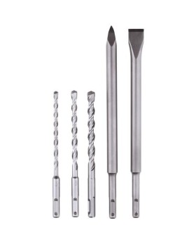 JUEGO BROCAS Y CINCELES SDS-PLUS METABO 5 PZAS 30477