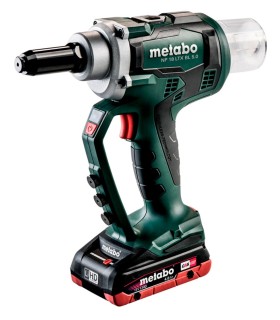 REMACHADORA METABO NP18LTX-BL 5.0 2 BAT 18V-4,0 AH Ø 2,4-5MM,