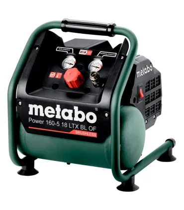 COMPRESOR BATERIA METABO POWER 160-5 18LTX-BL 45 l/min 8bar (Solo compresor)