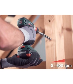 TALADRO ATORN. METABO BS-18-LT BL 2 BATERIAS 4AH + CARGADOR