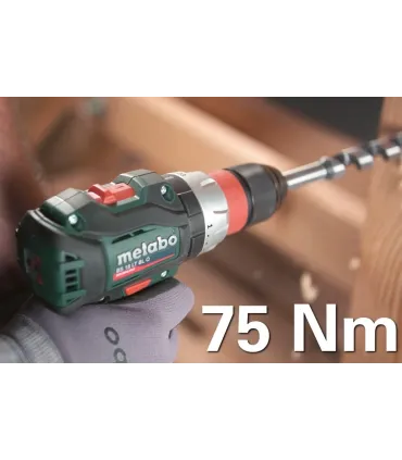 TALADRO ATORN. METABO BS-18-LT BL 2 BATERIAS 4AH + CARGADOR