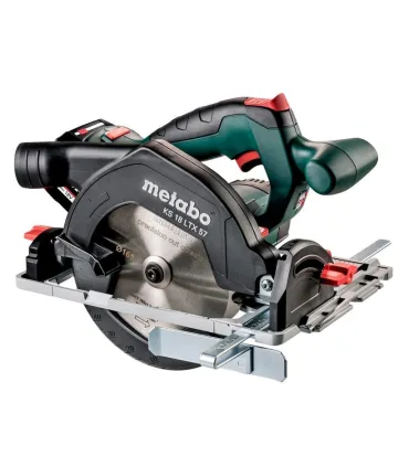 SIERRA CIRCULAR METABO 18V KS18LTX CORTE 0-57mm 2 BATERIAS 5,2AH + CARGADOR