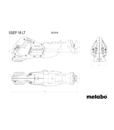 SIERRA DE SABLE DE BATERIA SSEP 18 LT