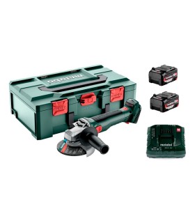 MINI RADIAL METABO W18LT 11-125 +2 BATERIA 18V /4,0 AH