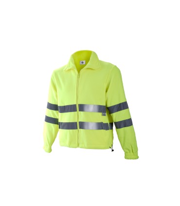CHAQUETA POLAR ALTA VISIBILIDAD AMARILLO  T.L