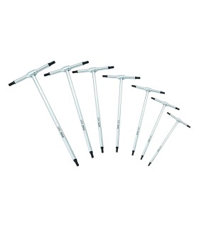 Juego 7 llaves mango T de 3 puntas allen hexagonales desde 2 a 8mm USAG
