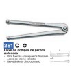 LLAVE COMPAS PUNTOS Ø10mm 22-125mm L215mm