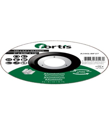 DISCO DESBASTE 125x6x22,2 PARA ALUMINIO