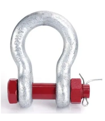 GRILLETE LIRA ALTA RESISTENCIA 2 Tn con TUERCA y PASADOR 1/2"