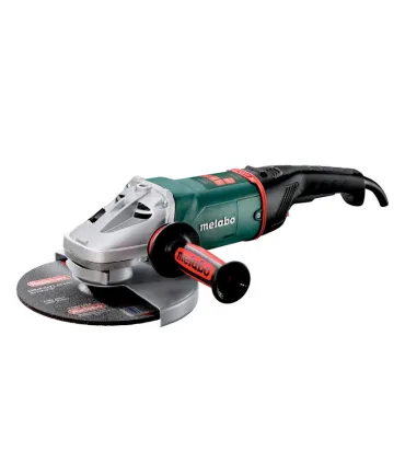 AMOLADORA WE24-230 MVT METABO 2400W ARRANQUE SUAVE, ANTIVIBRACION, BALANCEO, HOMBRE MUERTO, SIN LLAVES