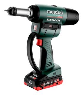 REMACHADORA TUERCAS METABO NMP18LTX-BL 2 BAT 4 Amp Cap. M6-M10  **DOTACION M4-M5-M6