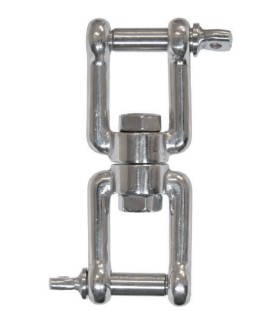 GRILLETE GIRATORIO DOBLE INOX 10mm 800Kg