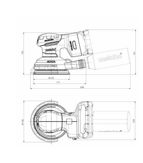 LIJADORA ROTOORBITAL SXA18LTX 125 BL Ø125MM