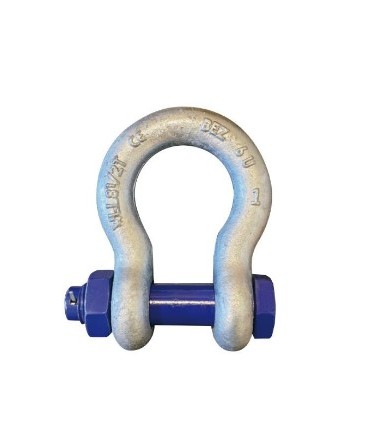 GRILLETE LIRA ALTA RESISTENCIA 55 Tn con TUERCA+PASADOR 2"1/2