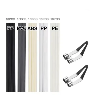 KIT 52 VARILLA SOLDAR PLASTICOS PP PE ABS PVC, CON APLICADOR PARA PISTOLA