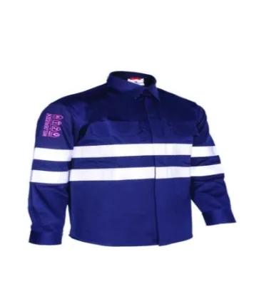 CAMISA IGNIFUGA + ANTIESTATICA C/ BANDAS REFLECTANTES