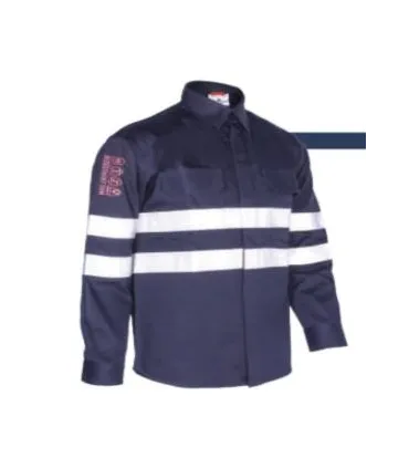 CAMISA IGNIFUGA + ANTIESTATICA C/ BANDAS REFLECTANTES