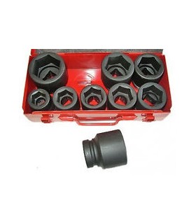 JUEGO 12 LLAVE VASOS  PULGADAS IMPACTO 3/4", DE 3/4" a 1"5/8