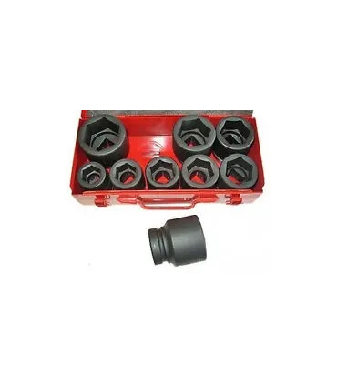JUEGO 12 LLAVE VASOS  PULGADAS IMPACTO 3/4", DE 3/4" a 1"5/8