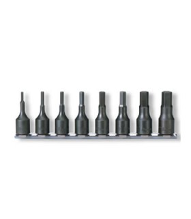 JUEGO 10 VASOS IMPACTO 1/2" ALLEN PULGADAS