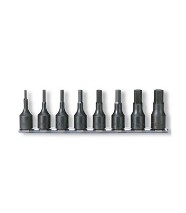 JUEGO 10 VASOS IMPACTO 1/2" ALLEN PULGADAS