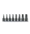JUEGO 10 VASOS IMPACTO 1/2" ALLEN PULGADAS