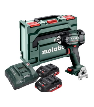 LLAVE IMPACTO METABO SSW18 LTX BL 550Nm C/2 BAT LiHD 18V 4Ah