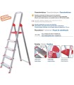 ESCALERA GAYNER ALUM.TIJERA 6 Peld+Barand