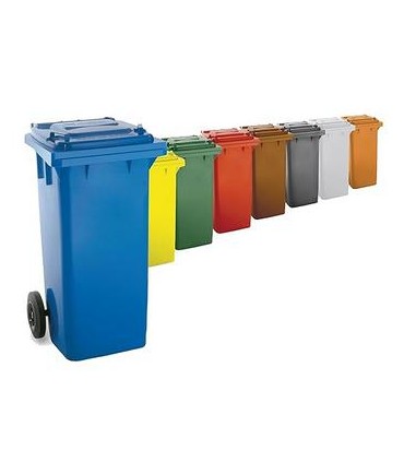CONTENEDOR 120LT.C/RUEDAS S/PEDAL TODO COLOR GRIS