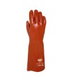 PAR GUANTE PVC ROJO 400 mm T9 CE