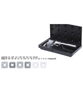 REPARADOR ROSCAS EXTERIORES METRICO+PULGADA Ø25-140mm