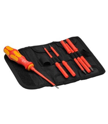JUEGO DESTORN. 1000V WERA K-KOMPAKT 7 PIEZAS BOLSA CINTURA