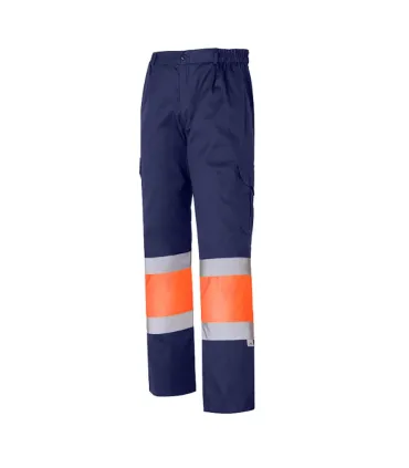 PANTALON ALTA VIS. EN471 NARANJA - AZUL  1061 TXL