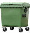 CONTENEDOR 800 LIT. C/4 RUEDAS GRIS+VERDE
