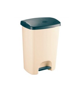 CUBO PLASTICO PEDALBIN 40LTS. PEDAL+TAPA