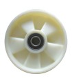 RUEDA NYLON TRANSPALETA 200x50 EJE 20 CON RODAMIENTOS