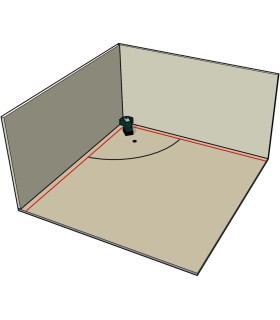 NIVEL LASER METABO BLL2-15 15Mt  DE 2 LINEAS 90º
