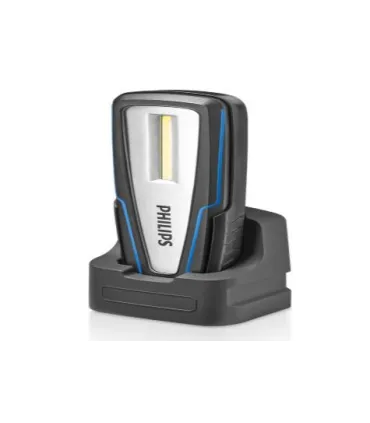 LINTERNA MANO LED PHILLIPS RCH-21 RECARGABLE CON BASE CARGADOR