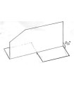 SEPARADOR METALICO GAVETA N.56 GALVA 335x230