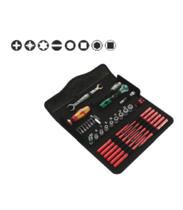 ESTUCHE LLAVES WERA 1000V KRAFTFORM KOMPAKT W1