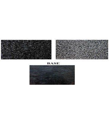 M. LINEAL RIZO LUJO NEGRO CON BASE 1220X12000X13,5 MM