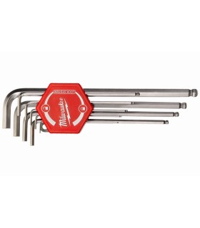 J. LLAVES ALLEN BOLA LARGA 9pcs 1,5-10mm MILWAKEE