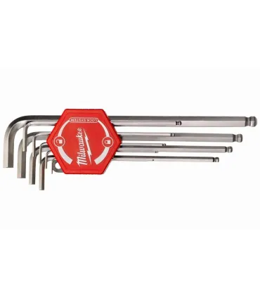 J. LLAVES ALLEN BOLA LARGA 9pcs 1,5-10mm MILWAKEE