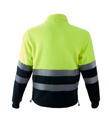 CHAQUETA POLAR ALTA VIS. AMARILLO  -  AZUL T.S