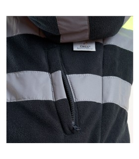 CHAQUETA POLAR ALTA VIS. AMARILLO  -  AZUL T.S