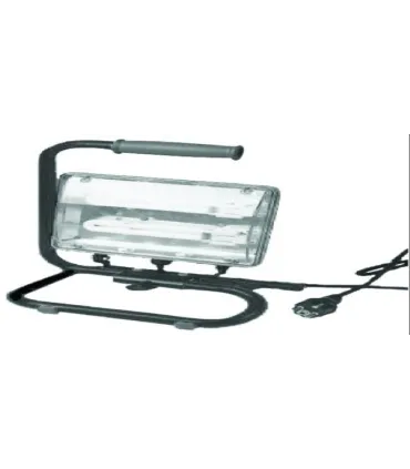 FOCO BAJO CONSUMO L.FRIA 2X26W NEGRO C/SOP **OUTLET