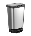 CUBO/ PAPELERA INOX 40 LTS. PEDAL+TAPA