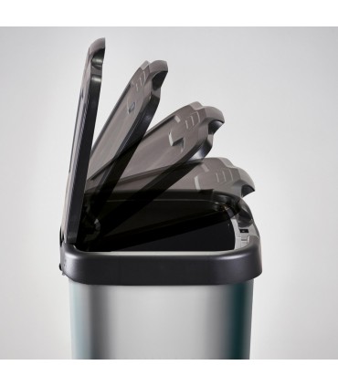 CUBO/ PAPELERA INOX 40 LTS. PEDAL+TAPA