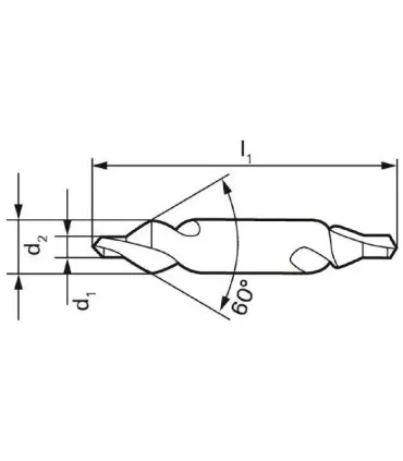 BROCA CENTRAR DIN-333 1X3,15