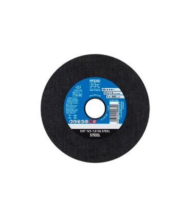 DISCO CORTE EHT 125-1,0 SG STEEL